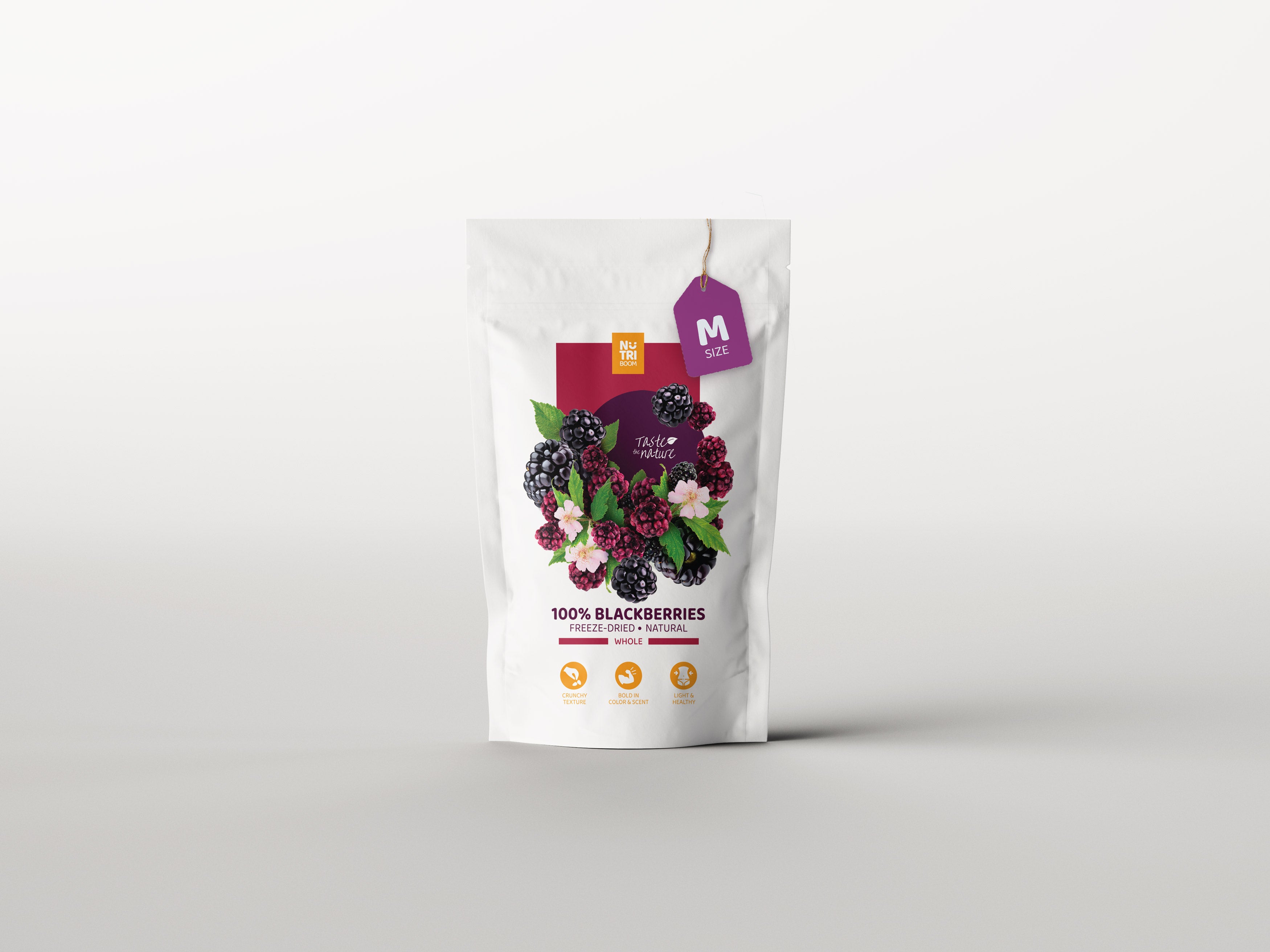 nutriboom freeze blackberries, healthy snacks, freeze dried berries, liofilizētas ogas, sublimētas ogas, sublimētas kazenes, liofilizētas kazenes