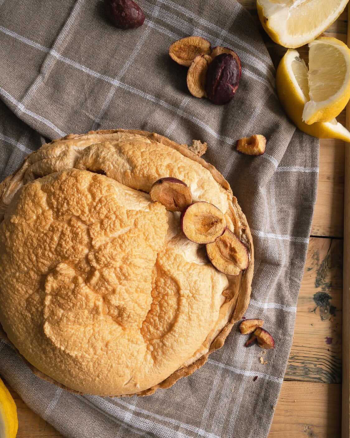 Citronu meringa kūka no Māras Ziemeles (IG @edamskaisti)