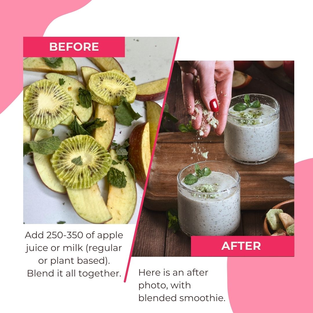 smoothie-blend-breeze-from-freeze-dried-apples-kiwi-mint-healthy-tasty-weight-loss-natural-clean-label3